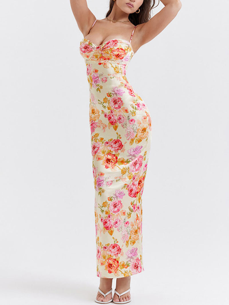 Serena - Satin Maxi Dress