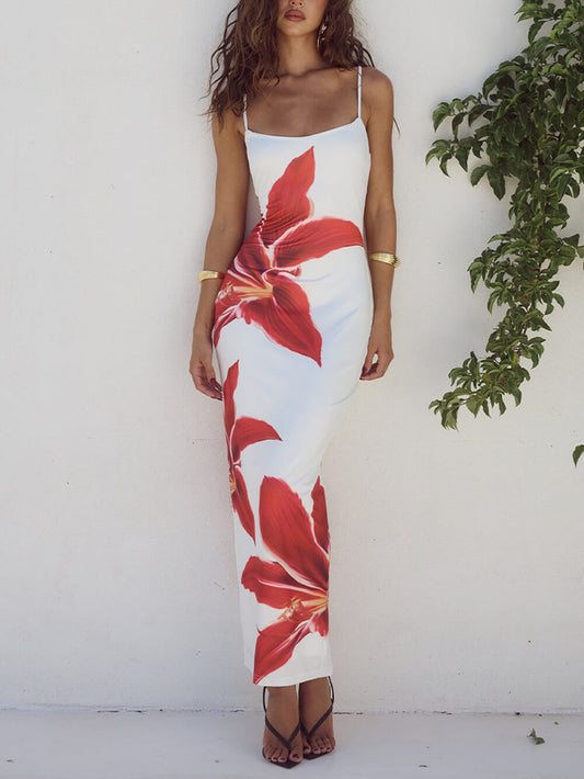 Lily-blossom Maxi Dress