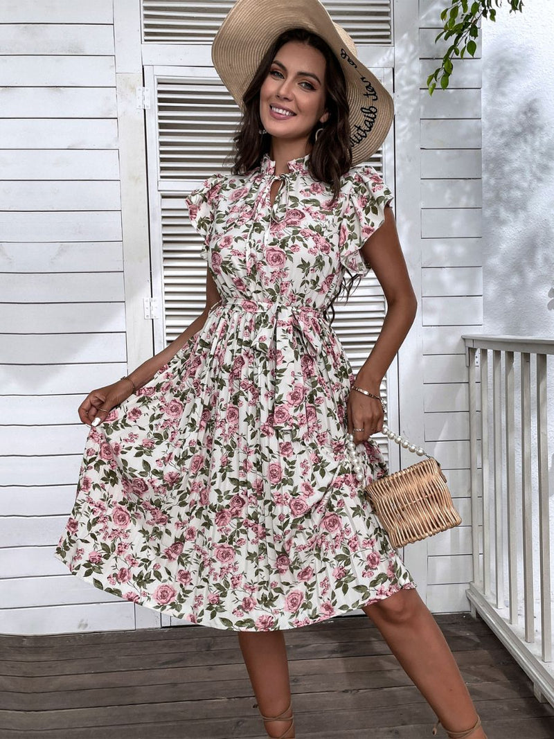 Kaidesse Midi Dress - Pink
