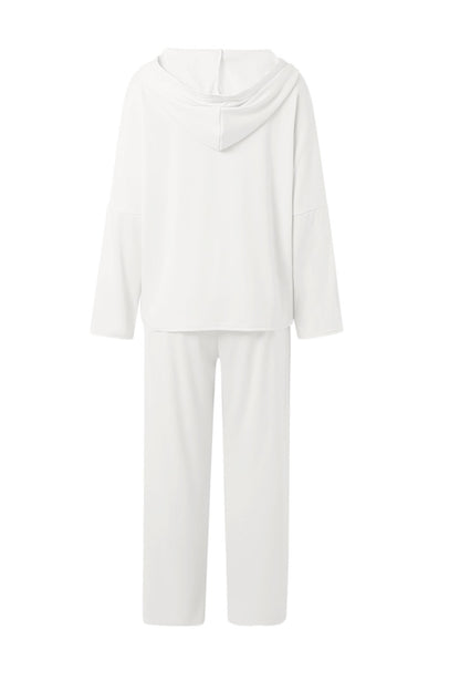 Color Hoodie Haren Pants Set
