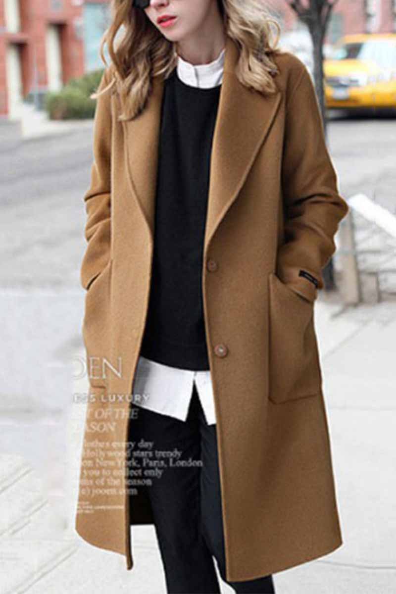 Loose Thick Color Coat