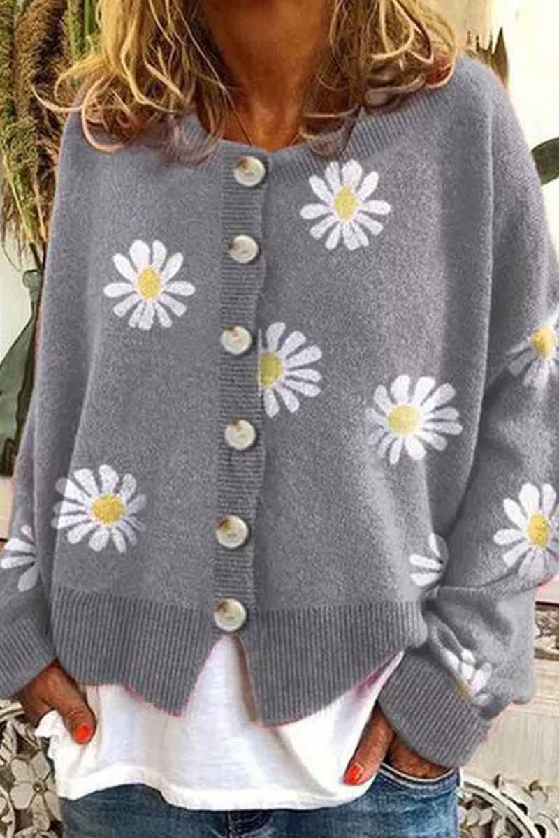Loose Daisy Cardigan