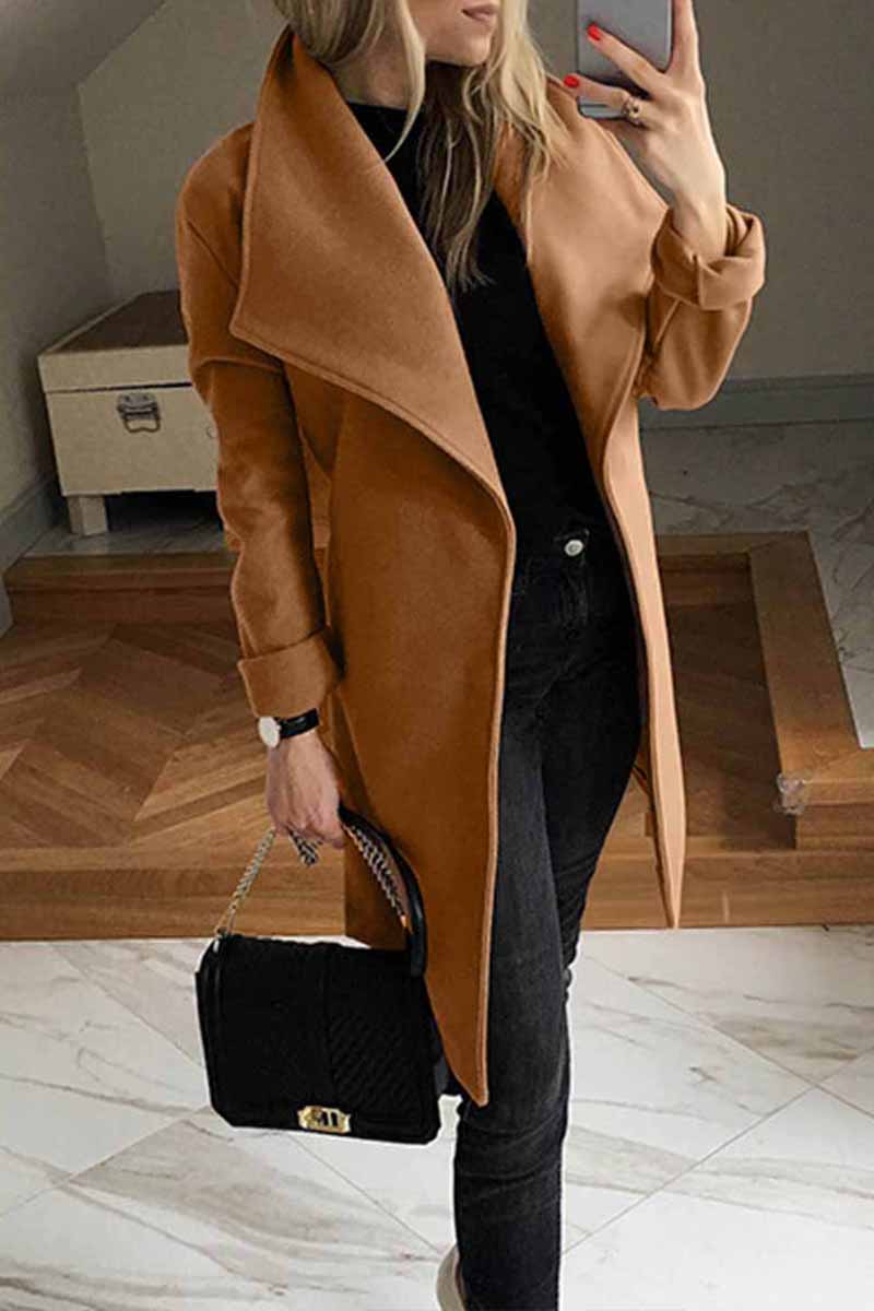 Color Stand-collar Warm Waist Coat