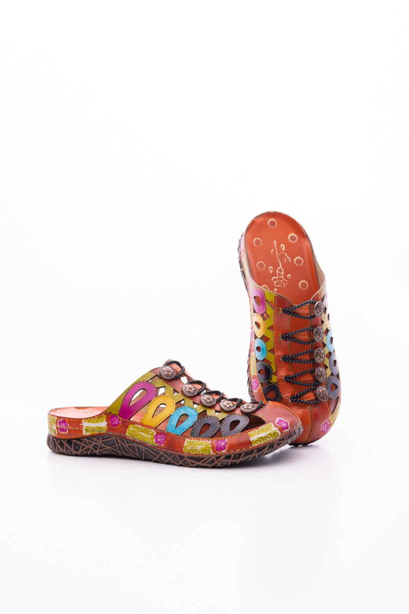Soffia | Annadale Cut-out Leather Sandal