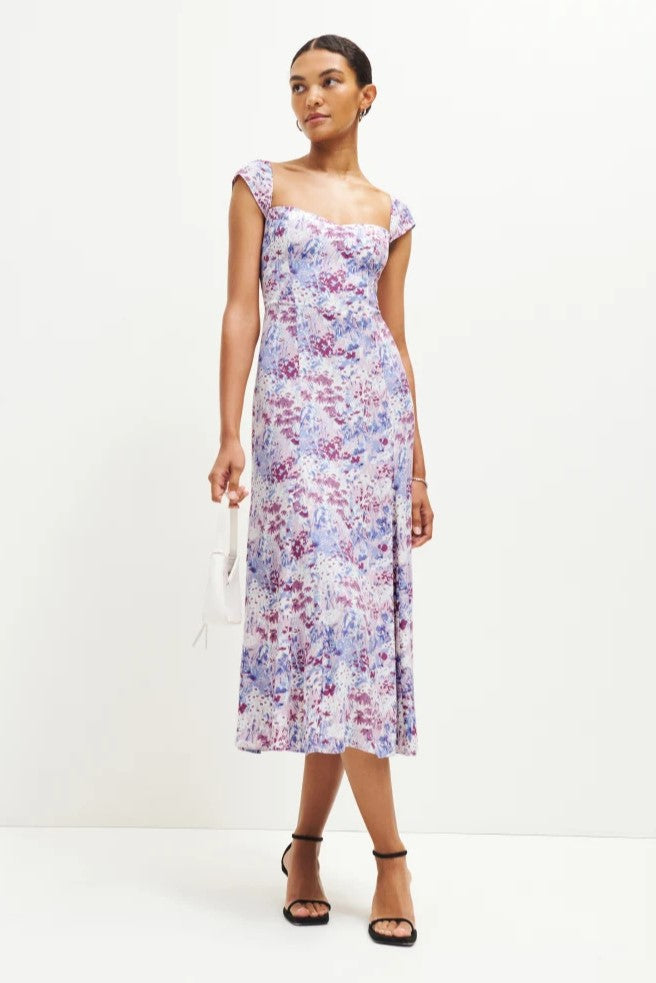 Sleeveless Split Midi Dress