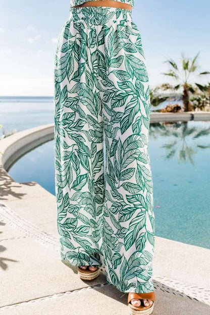 Two Piece Pant Sets in Turquoise