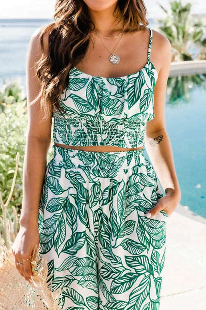 Two Piece Pant Sets in Turquoise
