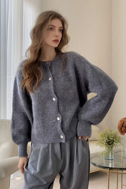 Macaron Color Cardigan