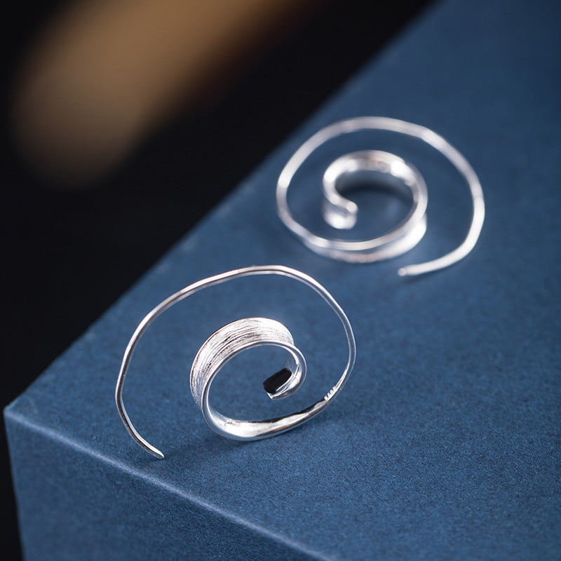 Modern Spiral Earrings