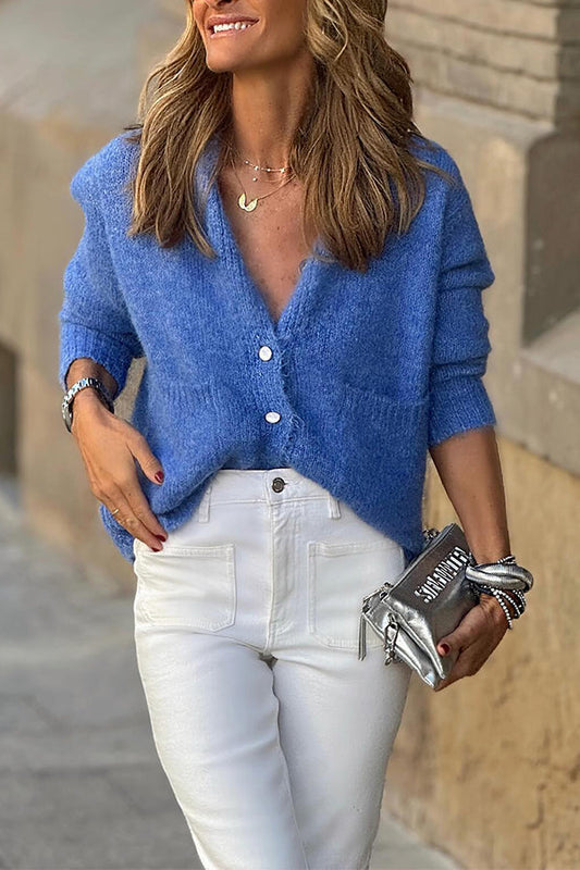 Loose Sweater Knitted Cardigan