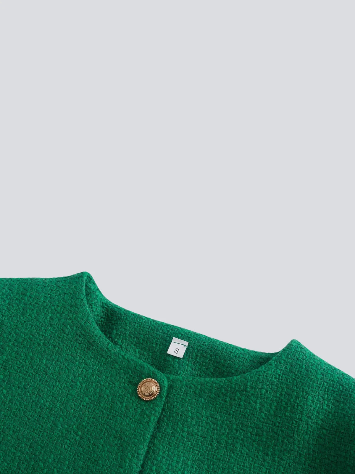 Classic Style Green Cardigan