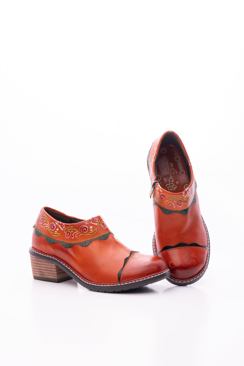 Soffia | Lumi Ankle Washed Leather Pump