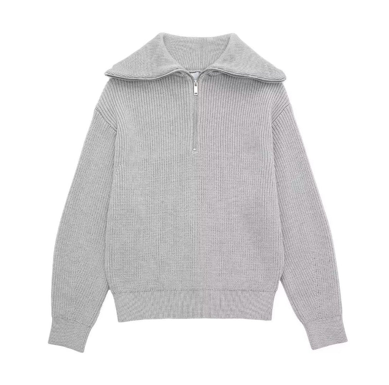 Holly Quarter Zip Sweater