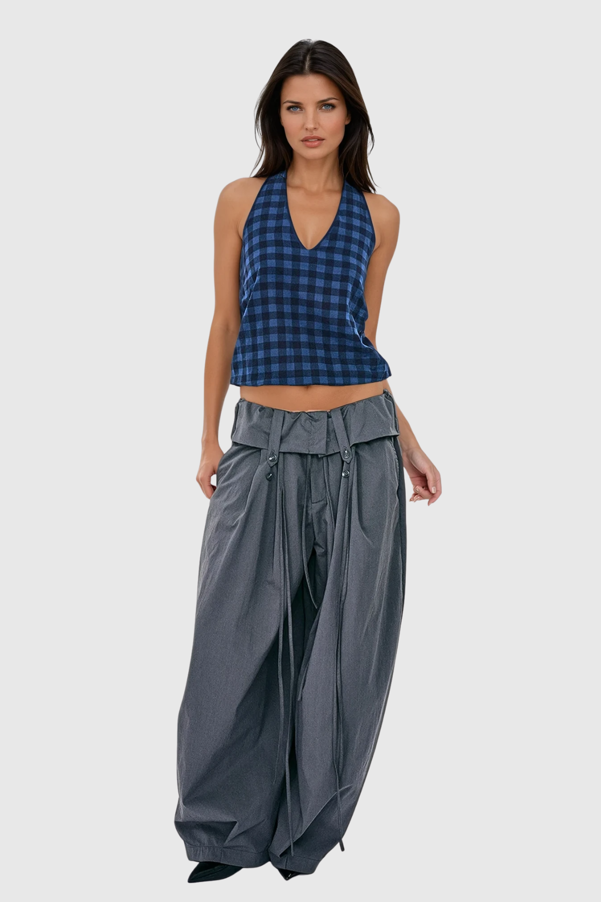 Wenda Deconstruct Wide Leg Pants