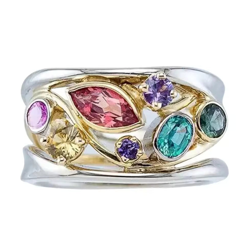 Vintage Multigemstone Ring