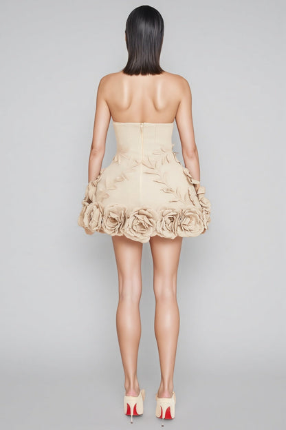 Freyae 3d Puffy Mini Dress