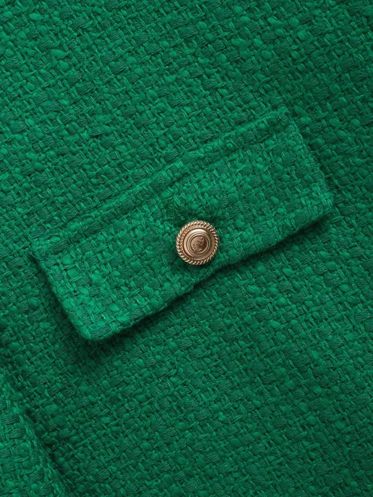 Classic Style Green Cardigan