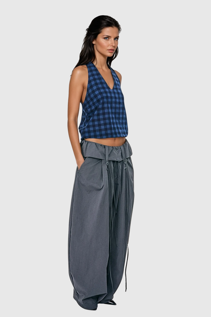 Wenda Deconstruct Wide Leg Pants