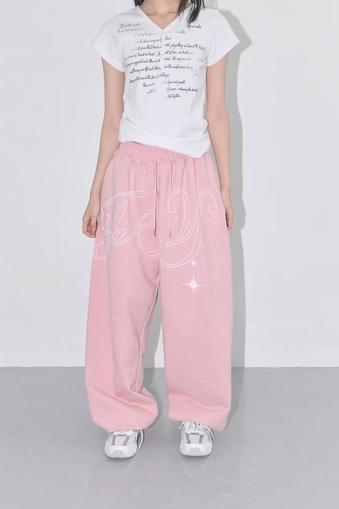 Hip-hop Letter Wing Pants
