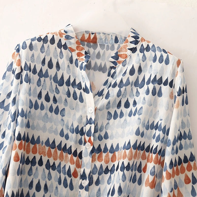 Featherlight Linen Blouse™ — Own Every Room With Cool Confidence and Unforgettable Style