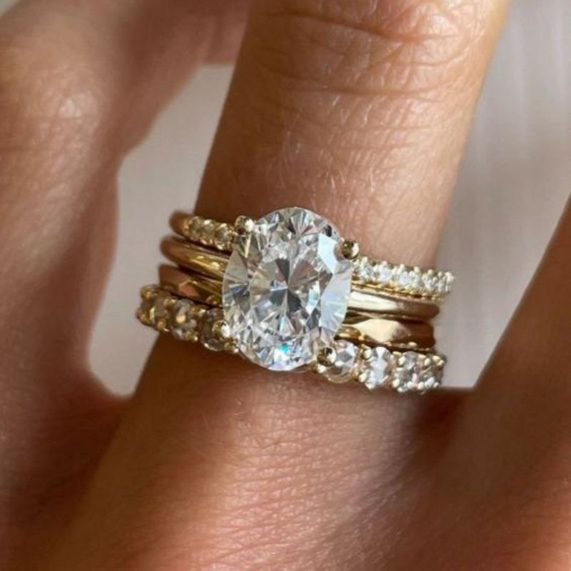 Elegant Crystal Statement Ring