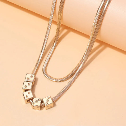 Dice Charm Necklace