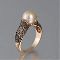 Vintage Pearl Statement Ring