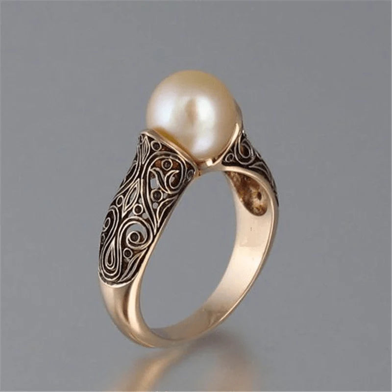 Vintage Pearl Statement Ring