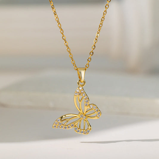 Elegant Butterfly Necklace