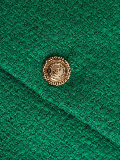 Classic Style Green Cardigan