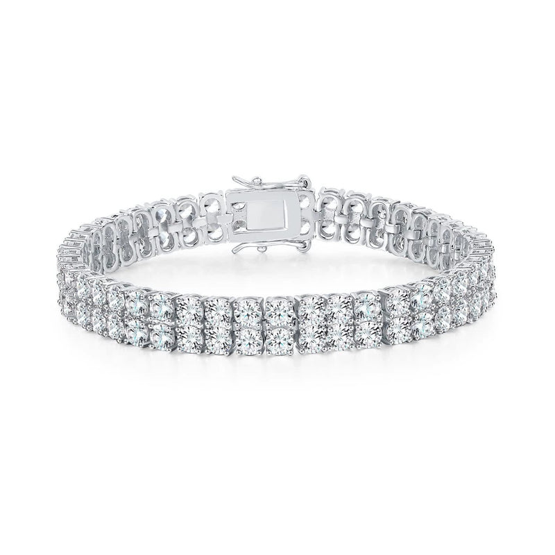 Vintage Silver Double Row