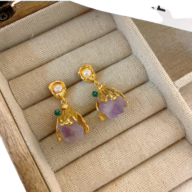 Elegant Amethyst Earrings