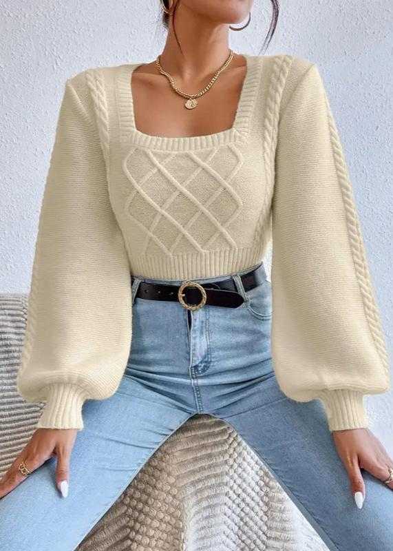 Square Neck Sweater