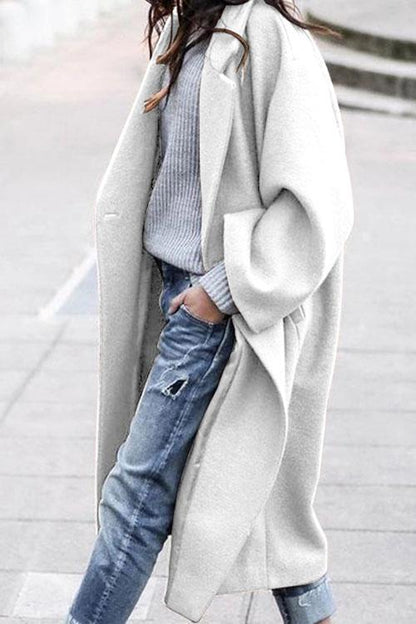 Moxidress Long Sleeve Oversized Winter Long Coat