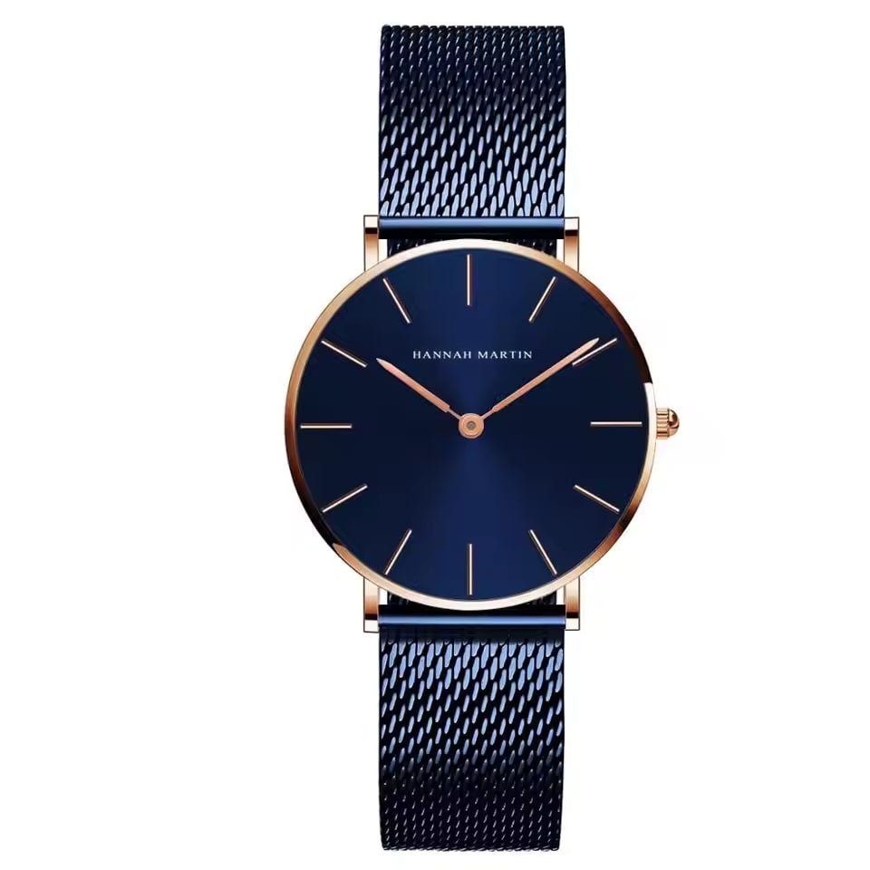 Rose Gold Wristwatch Featuring Quartz Movement