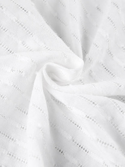 Loose Sleeveless Color Split-side Tied V-neck Mini Dresses