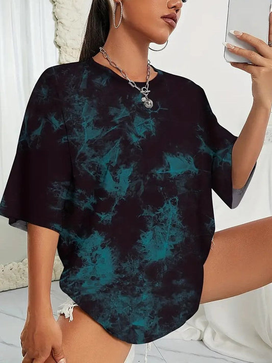 Punk Oversized Tie Dye T-shirt