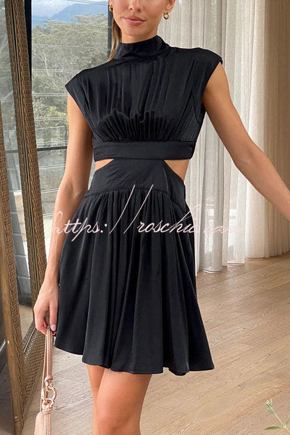 Best Part of the Day Cutout Waist Vacation Mini Dress