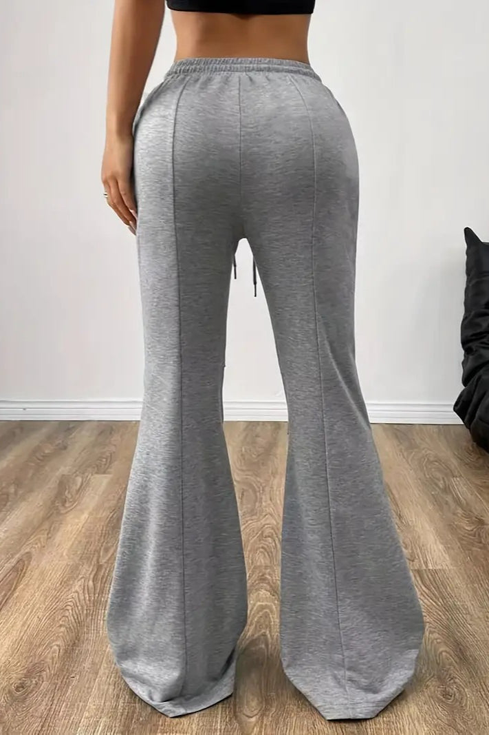 Color Flare Sweat Pants