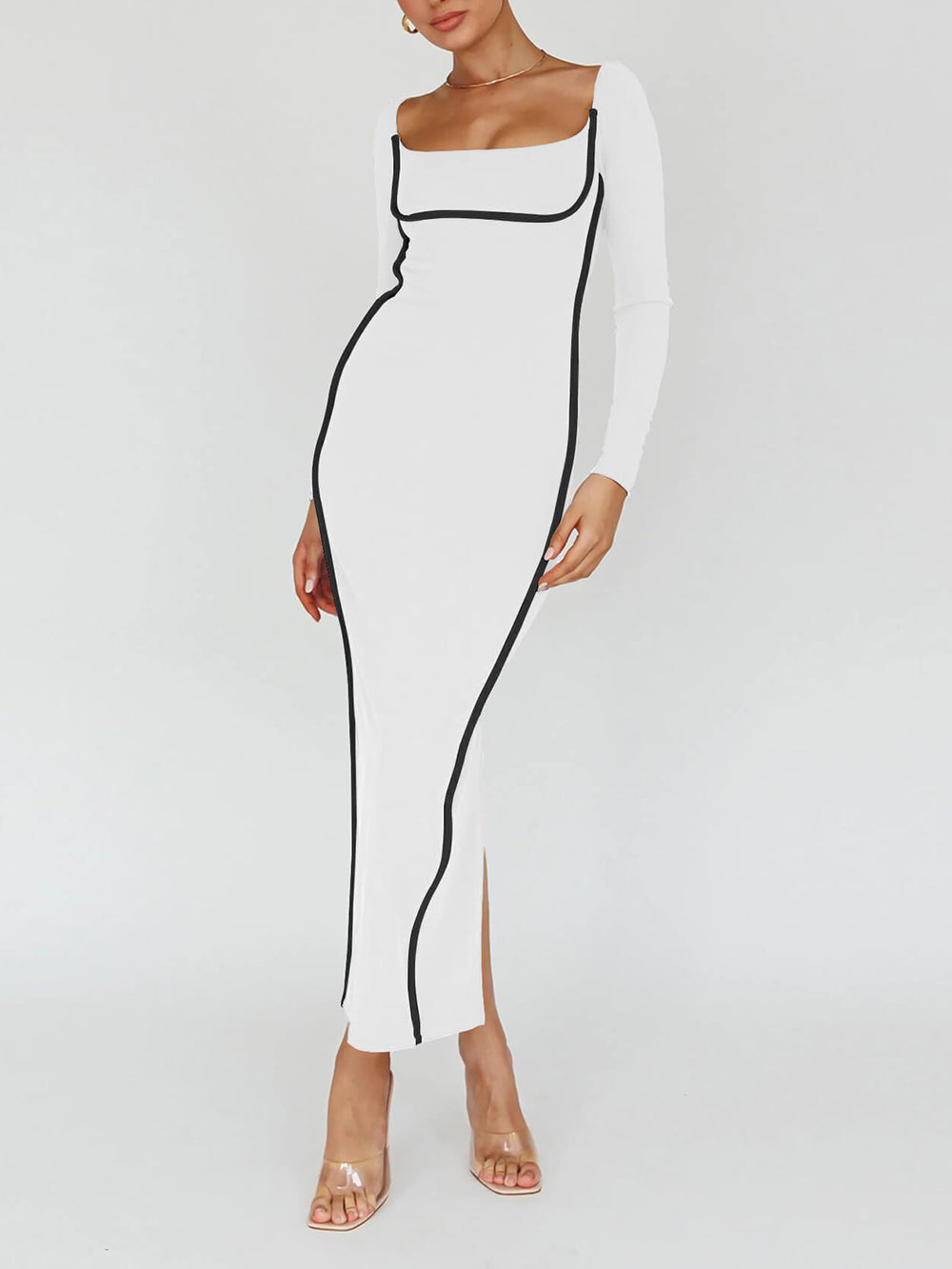 A-list Glam Maxi Dress