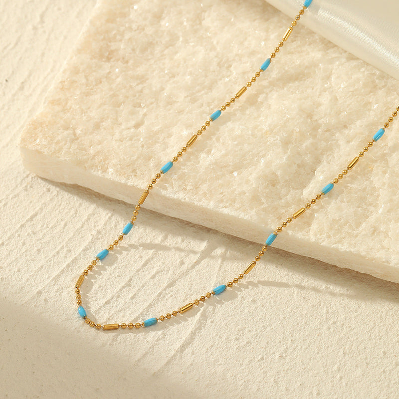 Minimalist Turquoise Necklace