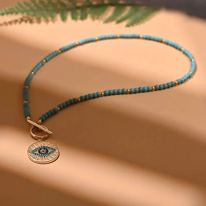 Bohemian Turquoise Evil Eye