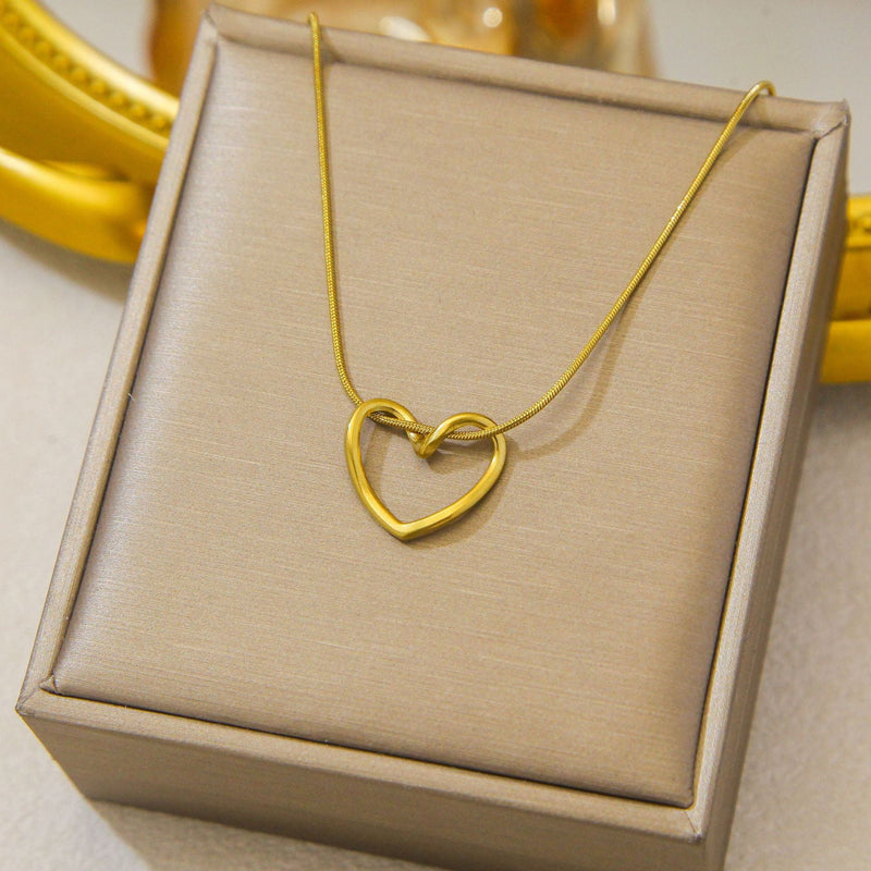 Classic Gold Heart Necklace