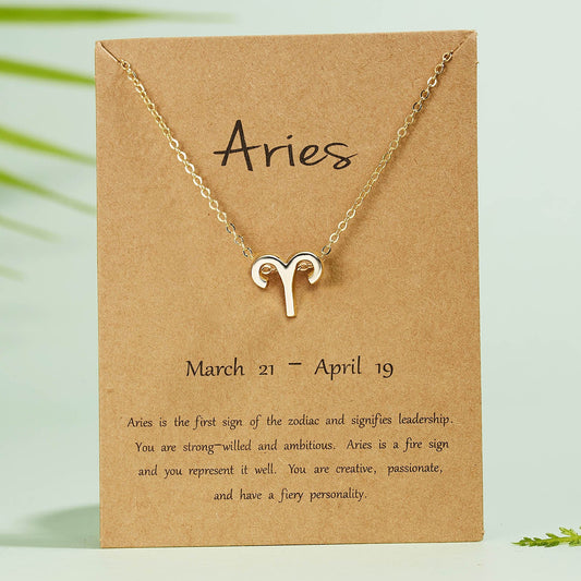 Zodiac Aries Necklace