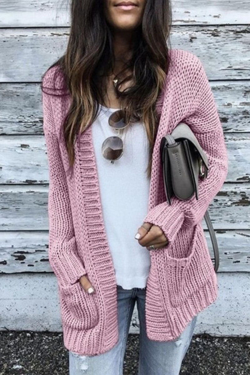 Cardigan Conventional Collar Sweaters (5 Colors)