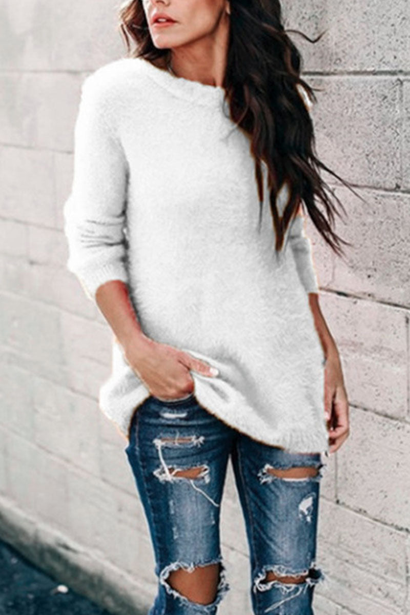 Street O Neck Sweaters(12 Colors)