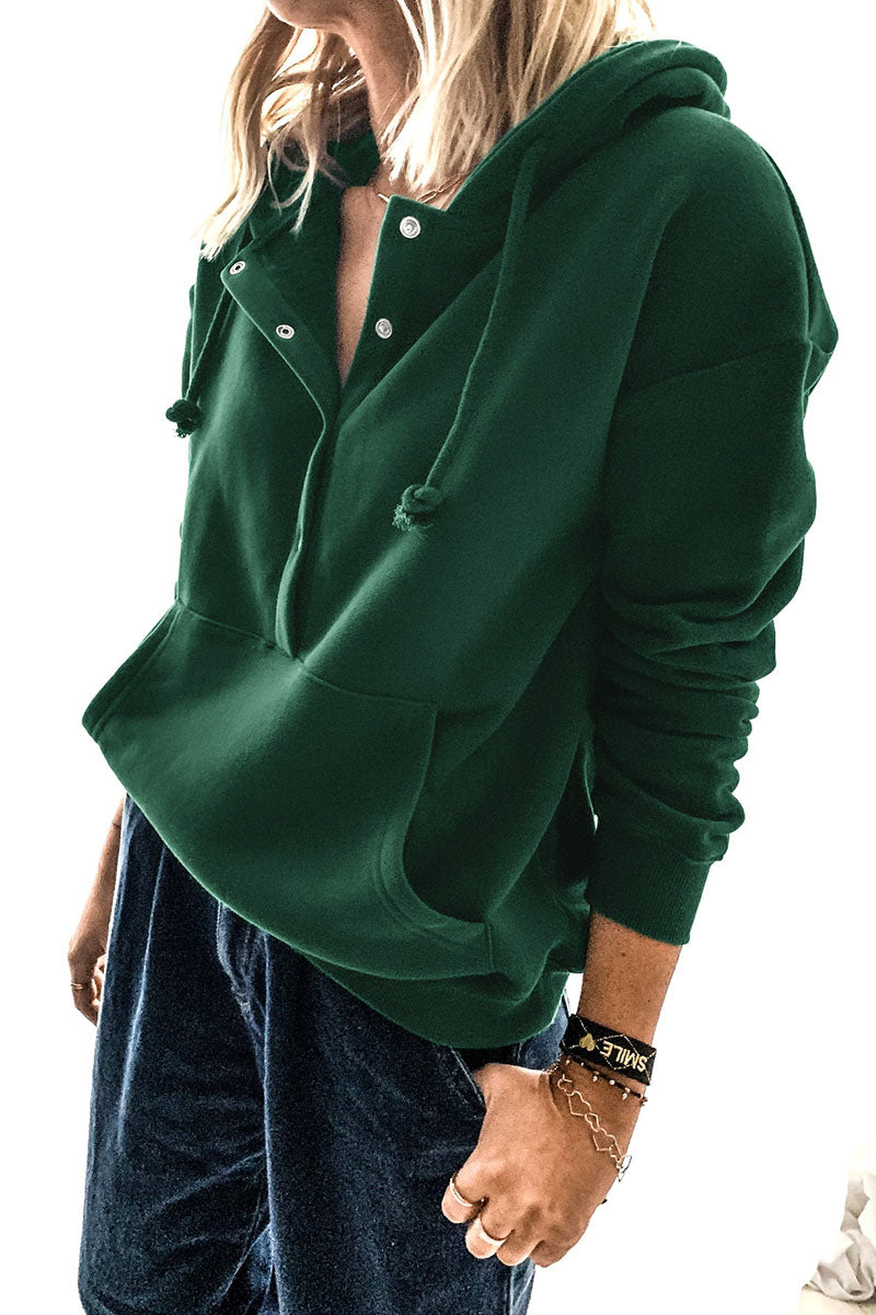 Patchwork Hooded Collar Hoodies(5 Colors)