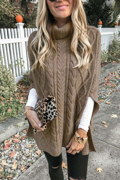 Street Loose Color Turtleneck Sweaters(7 Colors)