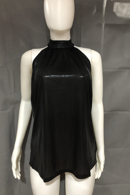 Hollowed Out Zipper T-shirts(3 Colors)