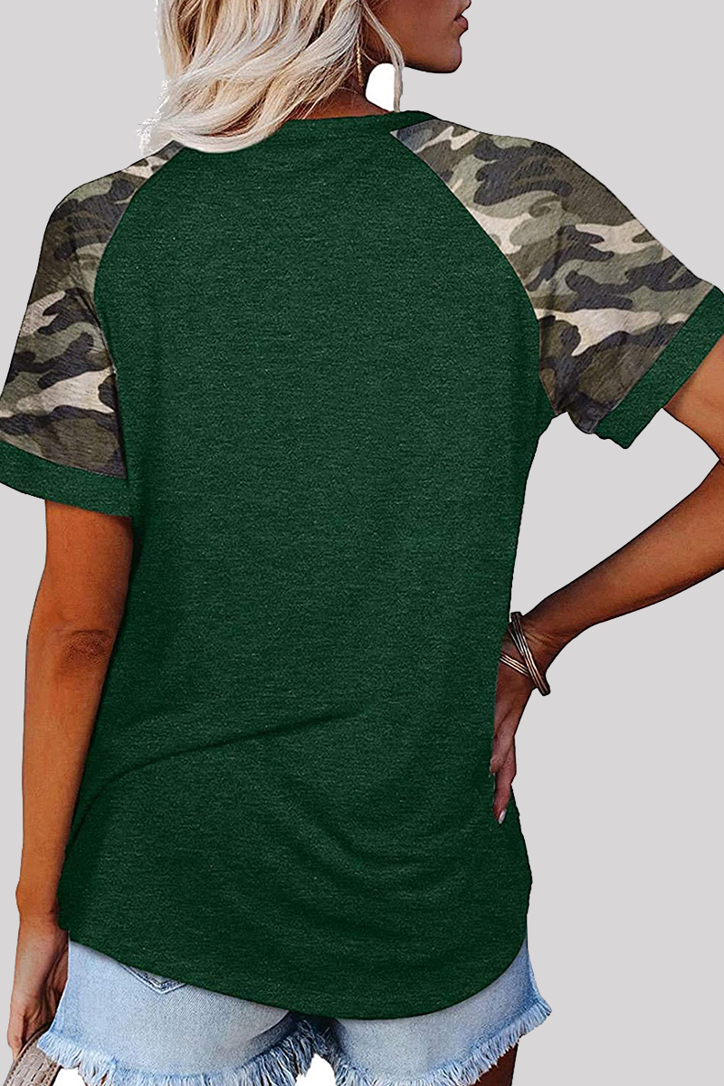 Print Basic O Neck T-shirts(6 Colors)
